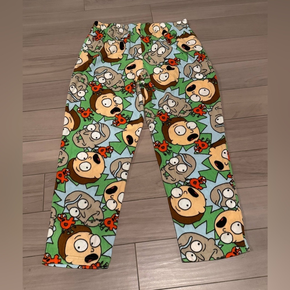 Rick & Morty Cartoon Pajama Pants - Multicolor XL